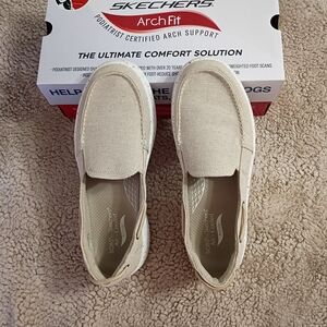 BOBS from Skechers Beige Slip-On Sneakers